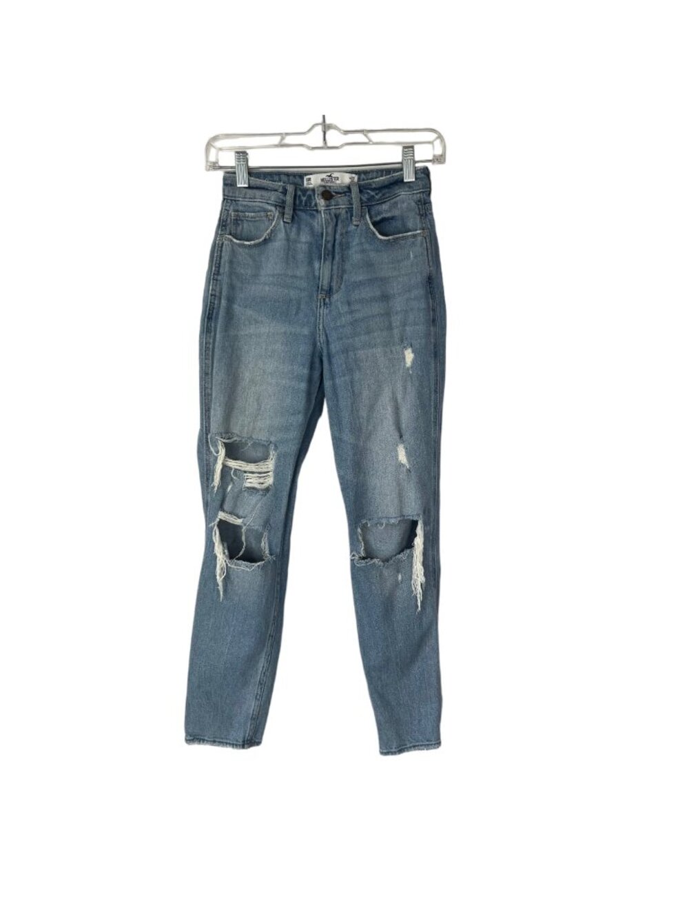 Hollister Curvy High Rise Mom Jeans Womens 00R Waist 23 Stretch